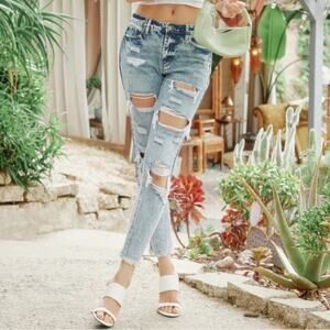 Kancan Collie High Rise Mom Jeans